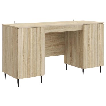 vidaXL Γραφείο Sonoma Δρυς 142,5x50x75cm Επεξεργασμένο Ξύλο 1 τεμ.