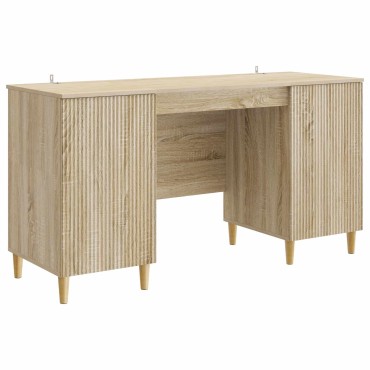 vidaXL Γραφείο Sonoma Δρυς 142,5x50x75cm Επεξεργασμένο Ξύλο 1 τεμ.