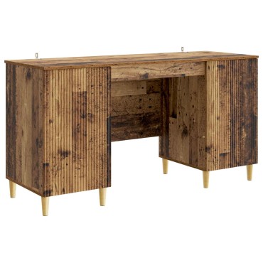 vidaXL Γραφείο Παλαιωμένο ξύλο 142,5x50x75cm Επεξεργασμένο Ξύλο 1 τεμ.
