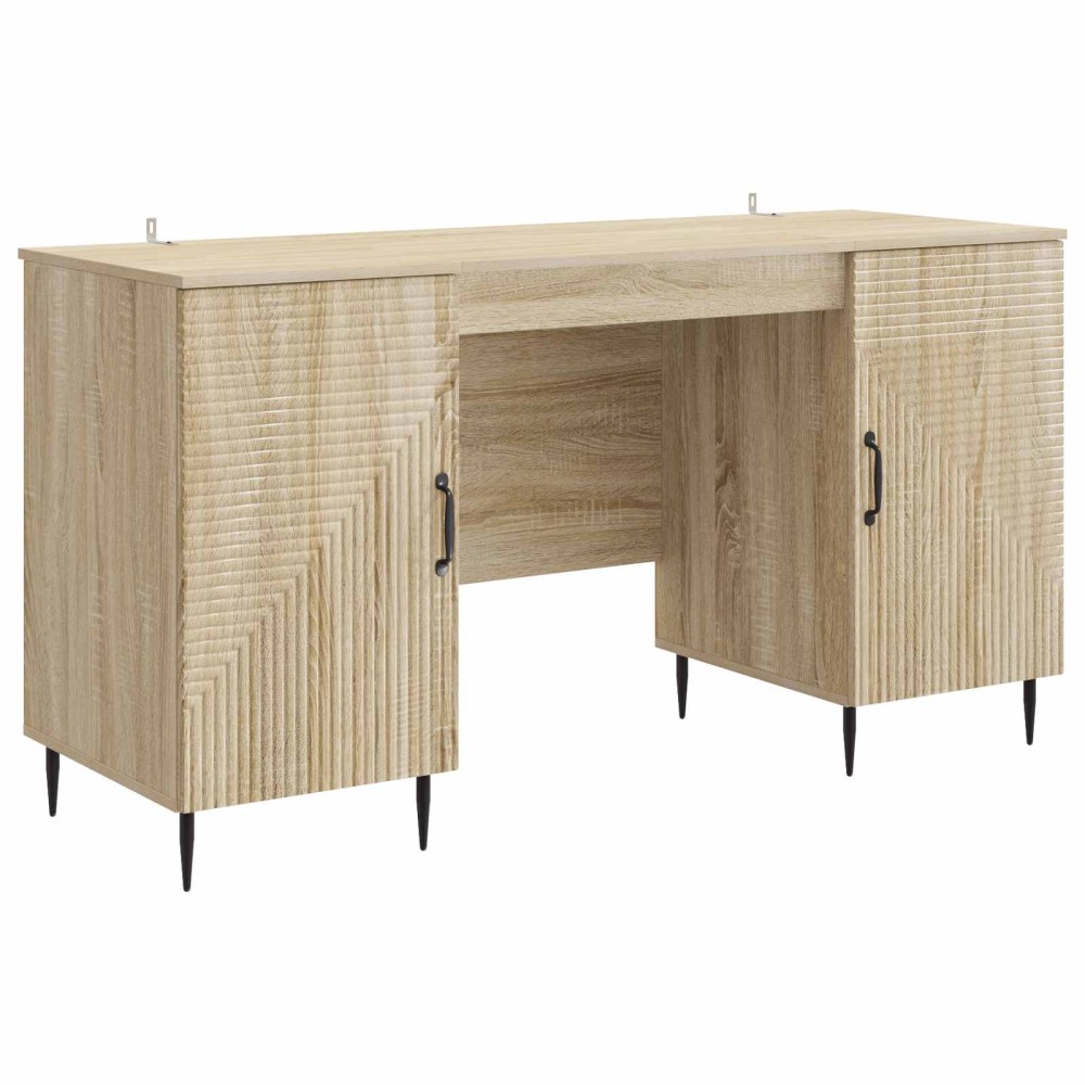 vidaXL Γραφείο Sonoma Δρυς 142,5x50x75cm Επεξεργασμένο Ξύλο 1 τεμ.