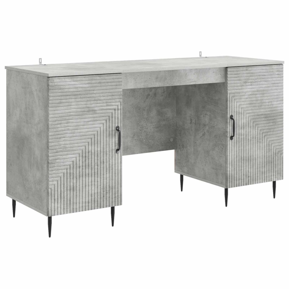 vidaXL Γραφείο Γκρι Σκυροδέματος 142,5x50x75cm 1 τεμ.