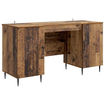 vidaXL Γραφείο Παλαιωμένο ξύλο 142,5x50x75cm Επεξεργασμένο Ξύλο 1 τεμ.