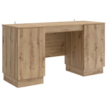 vidaXL Γραφείο Artisan Δρυς 142,5x50x75cm Επεξεργασμένο Ξύλο 1 τεμ.
