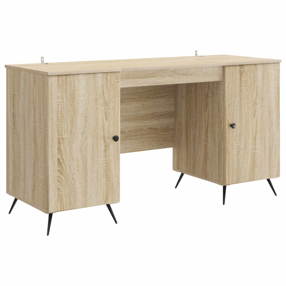 vidaXL Γραφείο Sonoma Δρυς 142,5x50x75cm Επεξεργασμένο Ξύλο 1 τεμ.