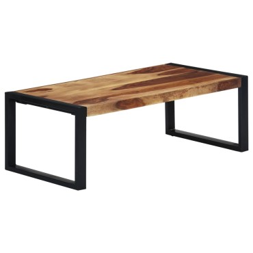 vidaXL Τραπεζάκι Σαλονιού 110x60x40cm από Μασίφ Ξύλο Ακακίας 1 τεμ.