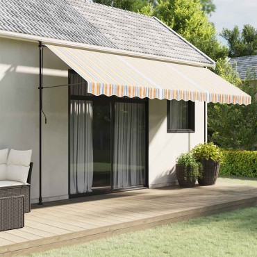 vidaXL Ανταλλακτικό Ύφασμα Τέντας Πολύχρωμο 450x350 εκ. Πολυεστέρας