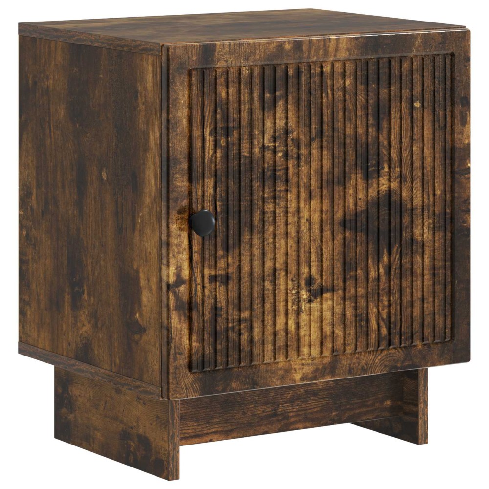 vidaXL Κομοδίνο Καπνισμένο Ξύλο Δρυός 43x34,5x50 εκ 1 τεμ.