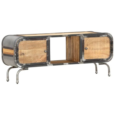 vidaXL Έπιπλο Τηλεόρασης 110x30x42cm από Μασίφ Ξύλο Μάνγκο