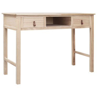 vidaXL Γραφείο Φυσικό Χρώμα 110x45x76cm Ξύλινο 1 τεμ.