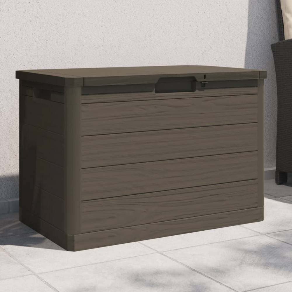 vidaXL Κουτί Μαξιλαριών Εξ Χώρου Καφέ 77,5x44,5x53cm Πολυπροπυλένιο