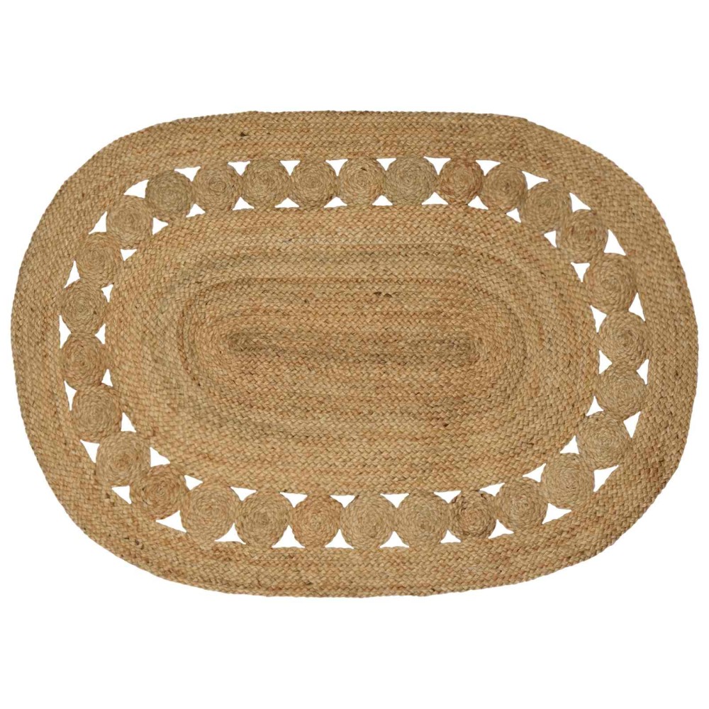 vidaXL Χαλιά χώρου Φυσικό 100x152cm Γιούτα