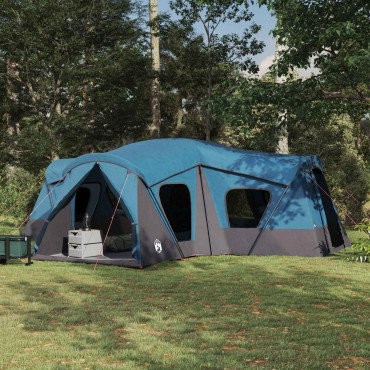 vidaXL Οικογενειακή Σκηνή Μπλε 610 x 610 x 210 εκ