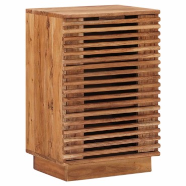 vidaXL Χειροποίητο Κομοδίνο Καφέ Τίκ 40x30x60cm 1 τεμ.