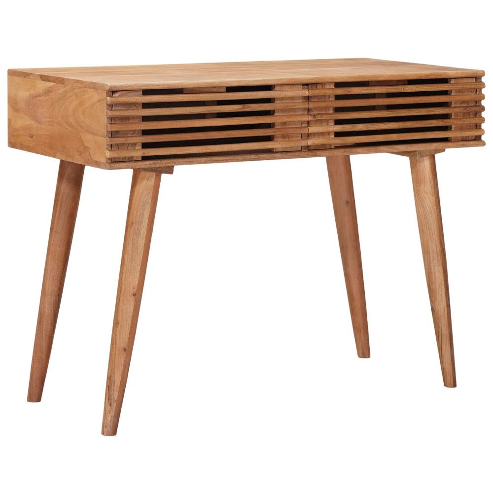 vidaXL Χειροποίητο Γραφείο Καφέ Τίκ 100x48x76cm 1 τεμ.