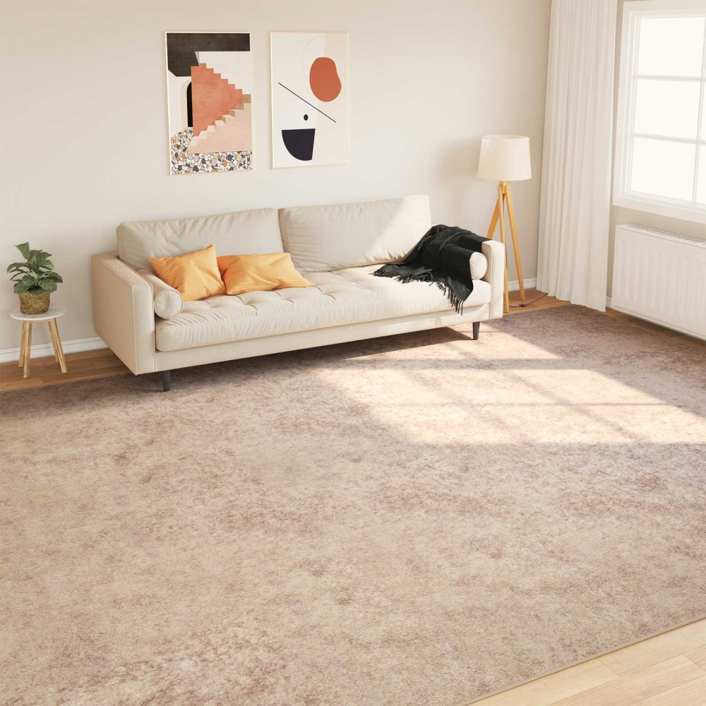 vidaXL Χαλί Runner MARSA Μπεζ 300x400cm Πολυέστερ και PVC