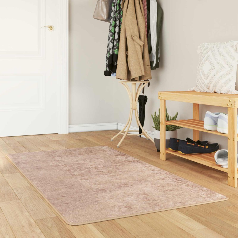 vidaXL Χαλί Runner MARSA Άμμος 80x200cm Πολυέστερ και PVC