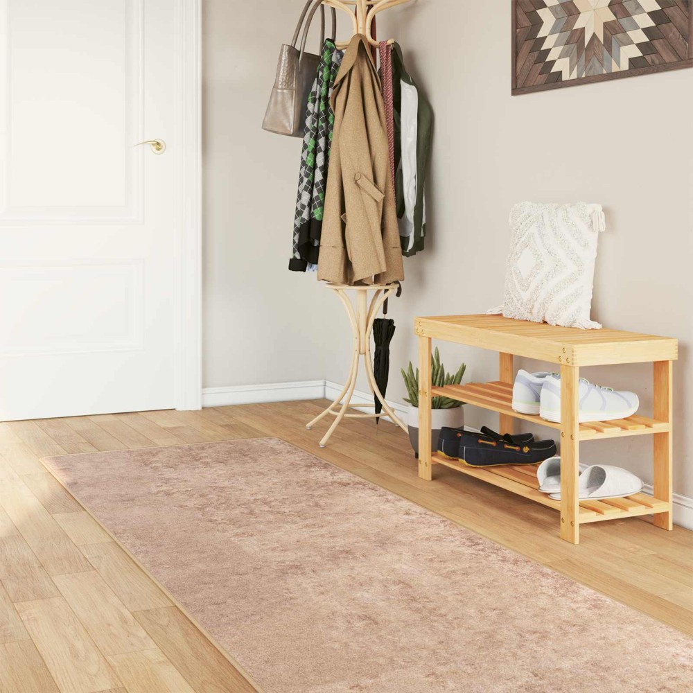 vidaXL Χαλί Runner MARSA Άμμος 100x250cm Πολυέστερ και PVC