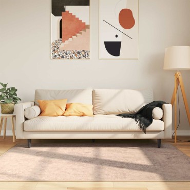 vidaXL Χαλί Runner MARSA Άμμος 120x170cm Πολυέστερ και PVC
