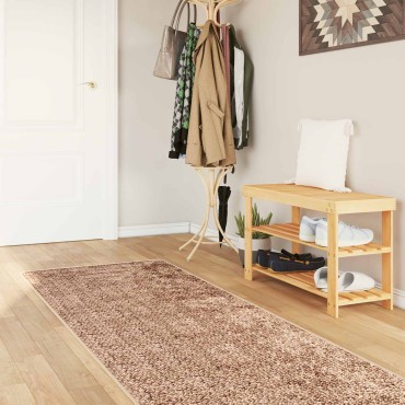 vidaXL Χαλί Runner MARSA Κίτρινο 80x450cm Πολυέστερ και PVC