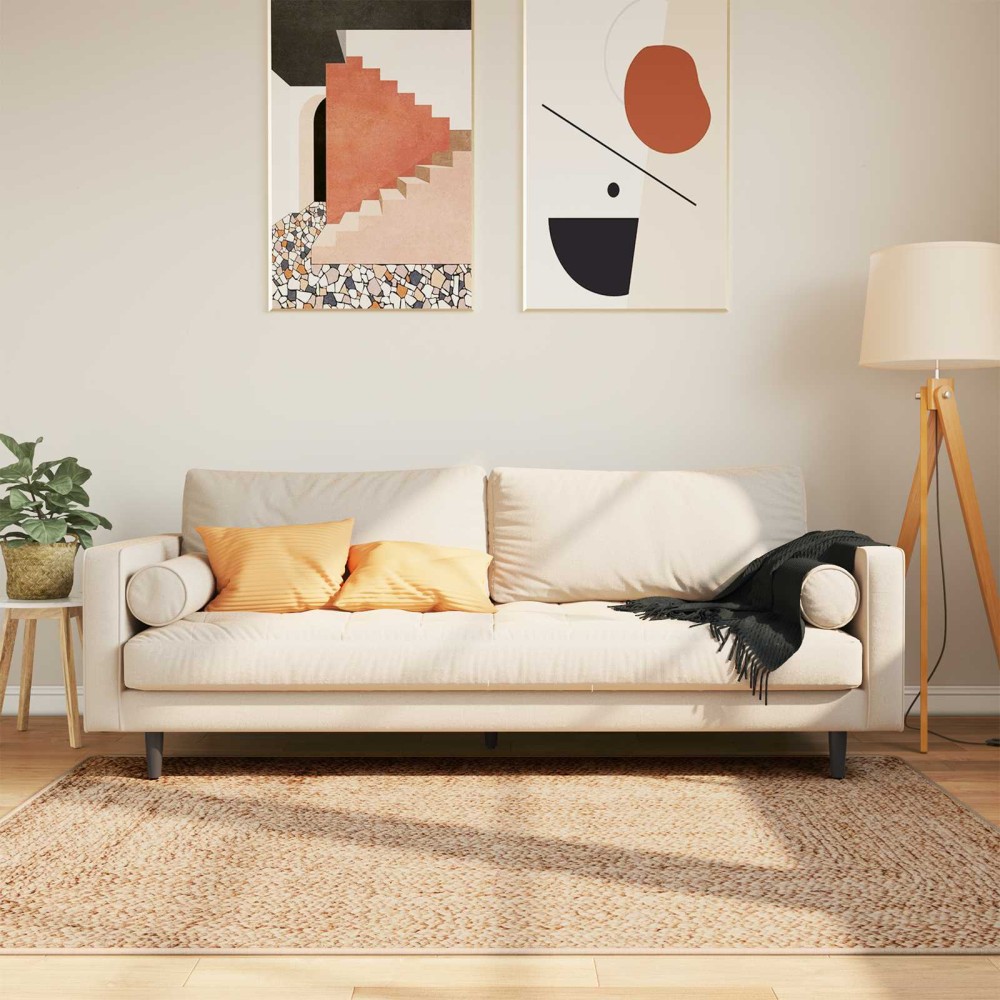 vidaXL Χαλί Runner MARSA Κίτρινο 120x170cm Πολυέστερ και PVC