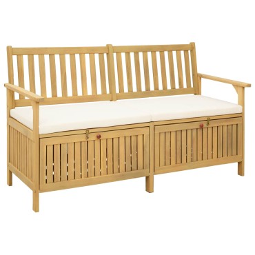 vidaXL Παγκάκι με αποθήκευση 2 -Seater 148x63x84cm Ορθογώνιος 1 τεμ.