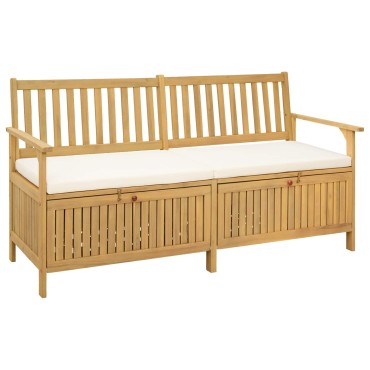 vidaXL Παγκάκι με αποθήκευση 2 -Seater 170x63x84cm Ορθογώνιος 1 τεμ.