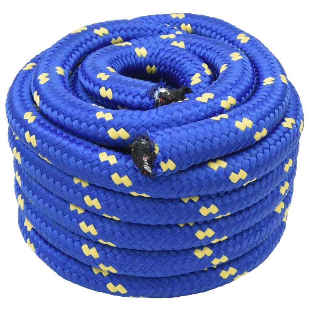 vidaXL Σχοινί Boat 25 m 3 Μπλε PP