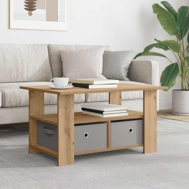 vidaXL Τραπεζάκι σαλονιού Artisan Oak 77x55x42cm 1 τεμ.
