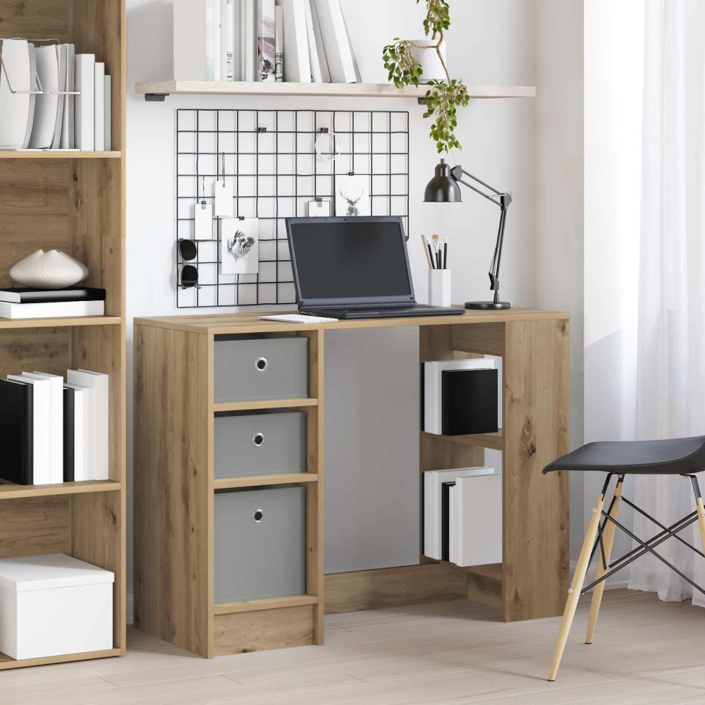 vidaXL Γραφείο Artisan Oak 100x40x75cm Επεξεργασμένο Ξύλο 1 τεμ.