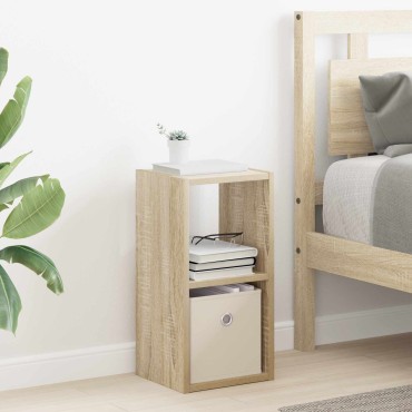 vidaXL Κομοδίνο Δρύς Sonoma 25,5x22x49,5cm Επεξεργασμένο Ξύλο 1 τεμ.