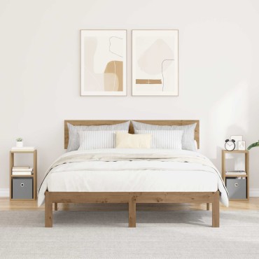 vidaXL Κομοδίνο 2 τεμ. Artisan Oak 25,5x22x49,5 εκ