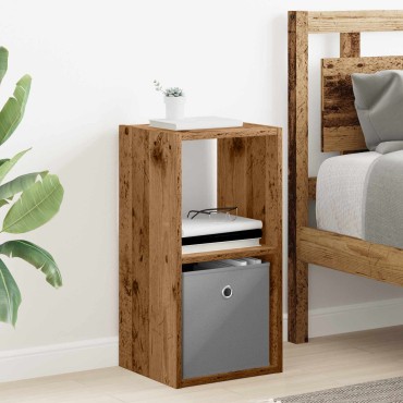 vidaXL Κομοδίνο Παλιό ξύλο 30,5x27x59,5cm Επεξεργασμένο Ξύλο 1 τεμ.