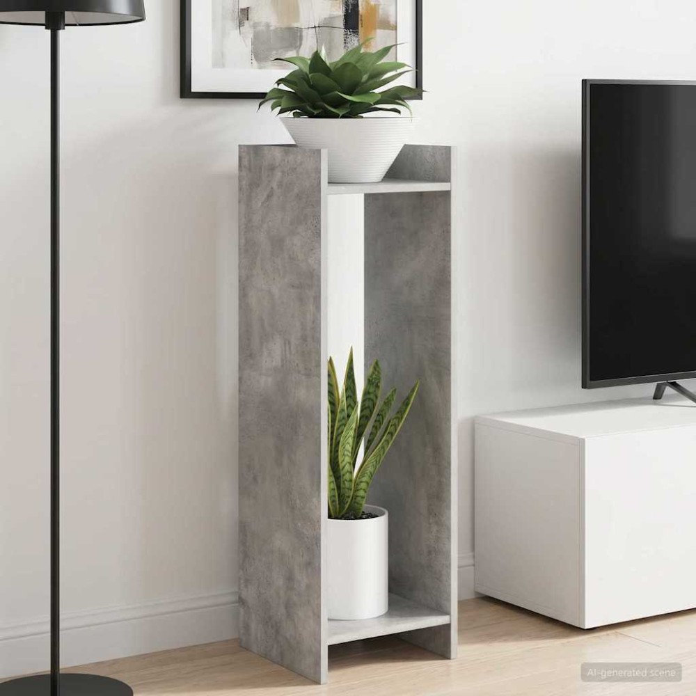 vidaXL Βάση φυτών Σκυρόχρωμο Γκρι 30 x 30 x 100 εκ
