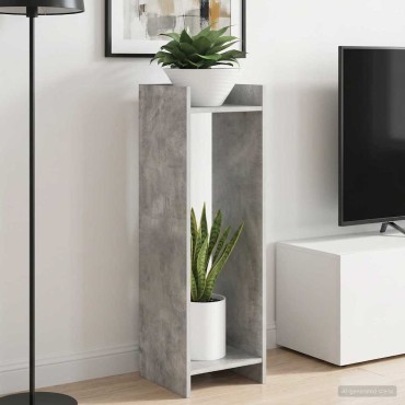 vidaXL Βάση φυτών Σκυρόχρωμο Γκρι 30 x 30 x 100 εκ
