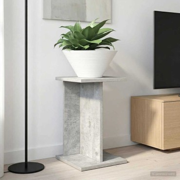 vidaXL Βάση φυτών 2 τμχ. Σκυρόχρωμο Γκρι 25 x 25,5 x 40,5 εκ.