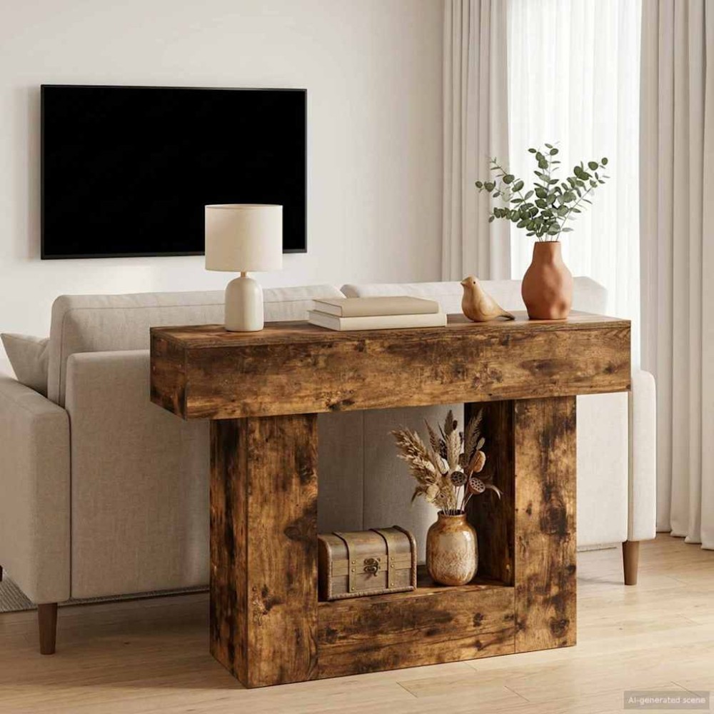 vidaXL Καπνιστή Δρυς 101x30x74 εκ