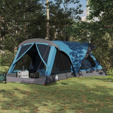 vidaXL Οικογενειακή Σκηνή Μπλε 550 x 555 x 208 εκ