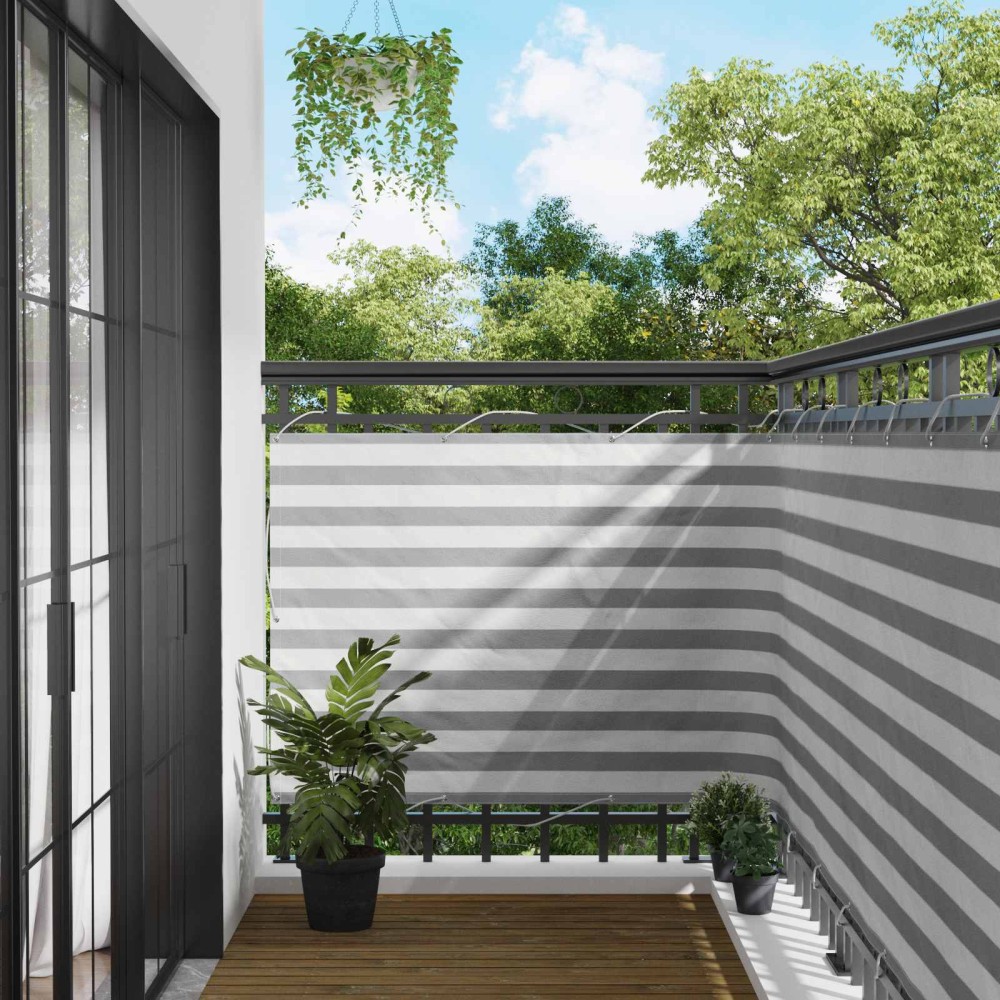 vidaXL Οθόνη Μπαλκονιού Ορθογώνιος 120 x 1000 cm Ύφασμα Όξφορντ