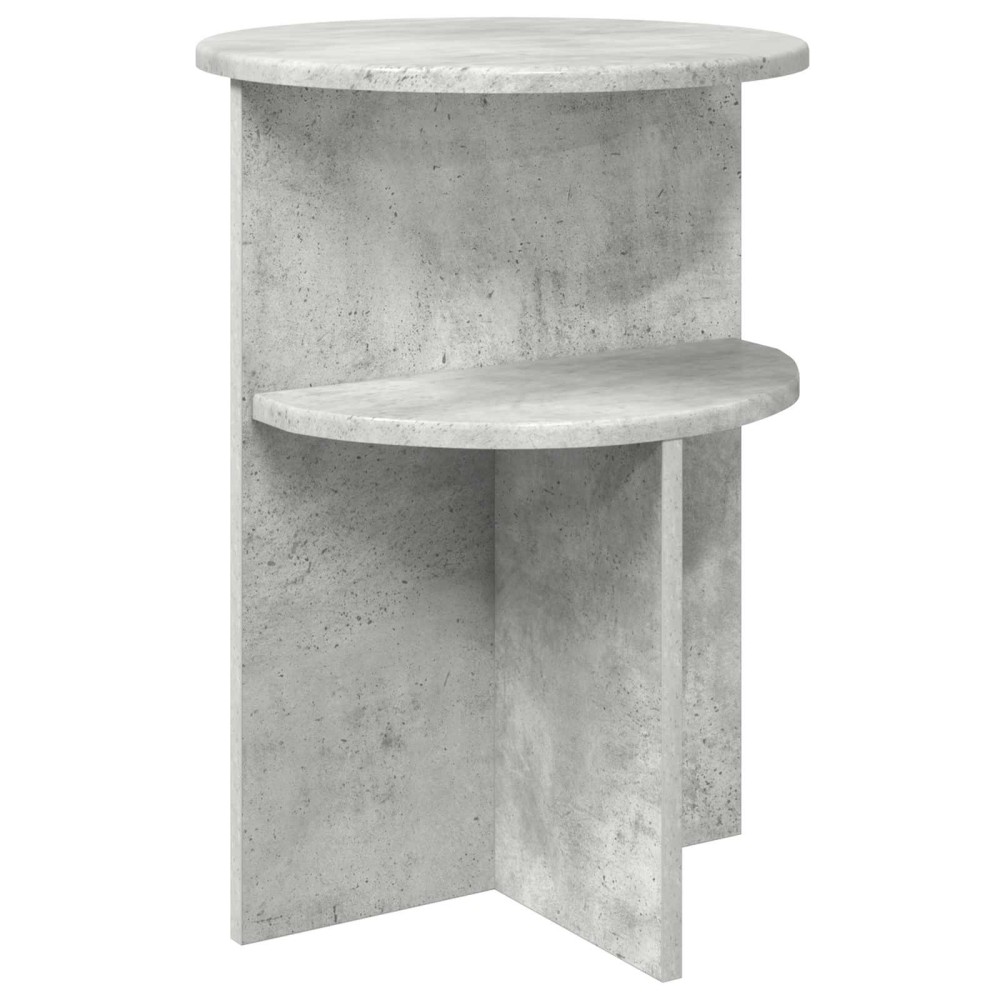 vidaXL Τραπεζάκι Πλευράς Γκρι Σκυροδέματος 39,5x55cm 1 τεμ.