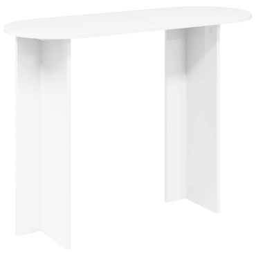 vidaXL Τραπέζι κονσόλας Λευκό 100x39,5x75cm Επεξεργασμένο Ξύλο