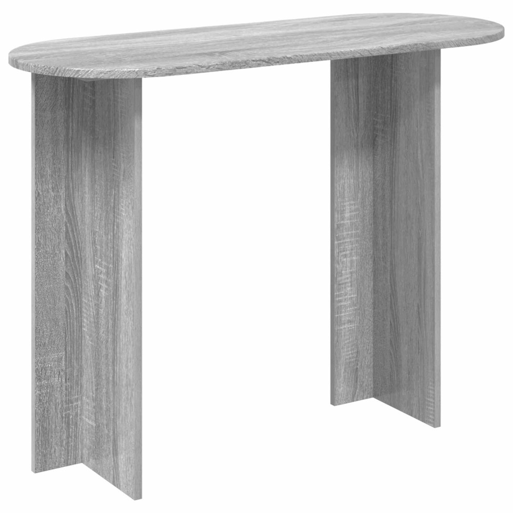 vidaXL Τραπέζι κονσόλας με αποθήκευση Γκρι Sonoma 100x39,5x75 εκ
