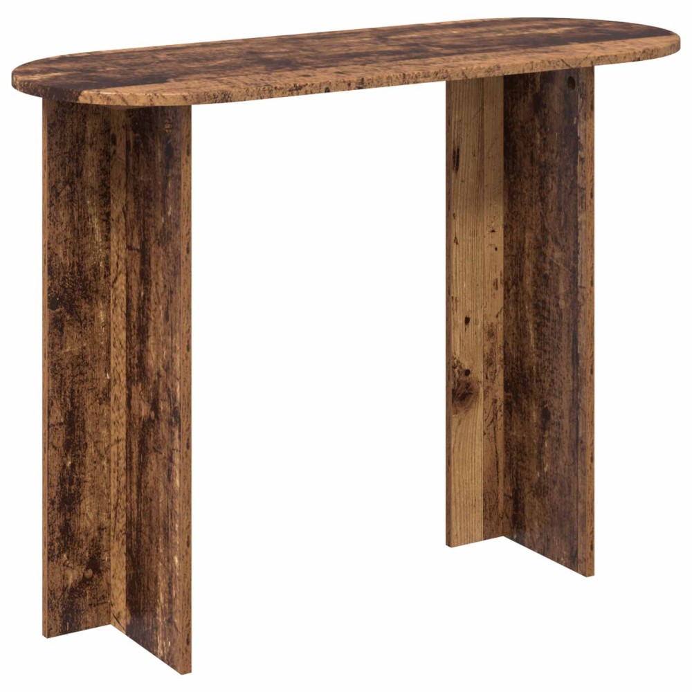 vidaXL Τραπέζι κονσόλας Παλαιωμένο ξύλο 100x39,5x75 εκ