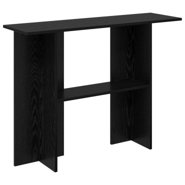 vidaXL Τραπέζι κονσόλας Μαύρη Δρυς 100x30x75cm Επεξεργασμένο Ξύλο