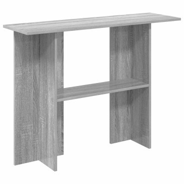 vidaXL Τραπέζι κονσόλας Γκρι Sonoma 100x30x75 εκ