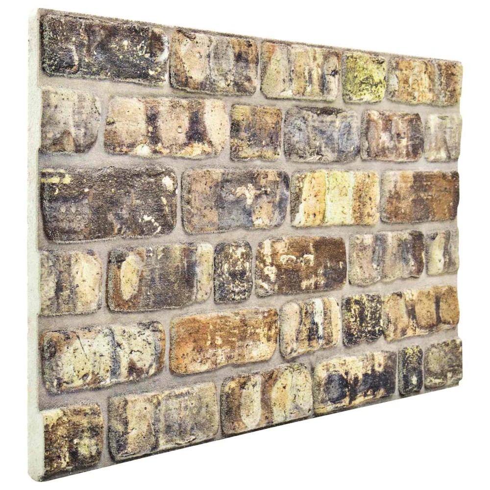 vidaXL Πάνελ τοίχου 10 τμχ. 100 x 50 cm Πολύχρωμο Αφρός EPS