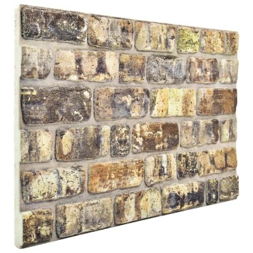 vidaXL Πάνελ τοίχου 10 τμχ. 100 x 50 cm Πολύχρωμο Αφρός EPS
