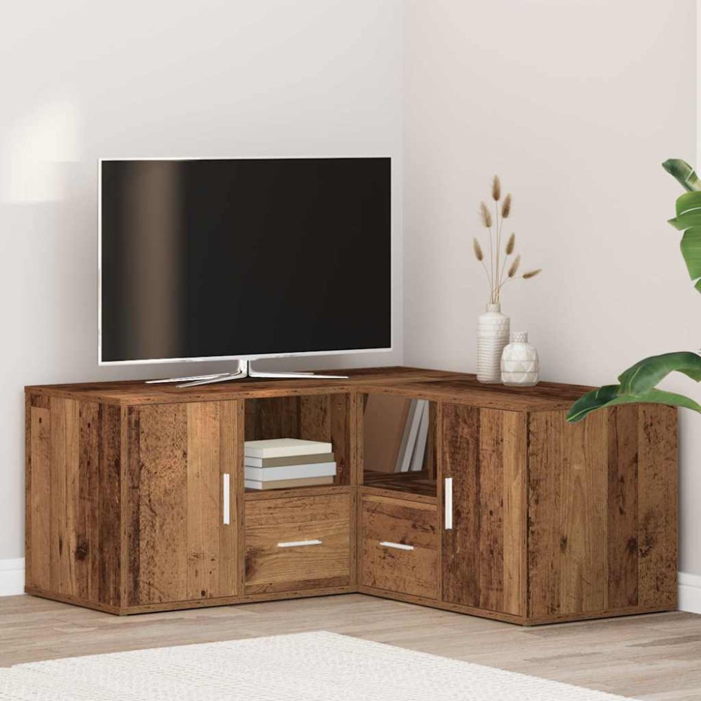 vidaXL Ντουλάπι Γωνιακό Όψη Παλαιού Ξύλου 160x40x45cm από Επεξ. Ξύλο 1 τεμ. vidaXL Ντουλάπι Γωνιακό Όψη Παλαιού Ξύλου 160x40x45cm από Επεξ. Ξύλο 1 τεμ.
