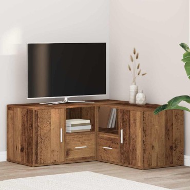 vidaXL Ντουλάπι Γωνιακό Όψη Παλαιού Ξύλου 160x40x45cm από Επεξ. Ξύλο 1 τεμ.
