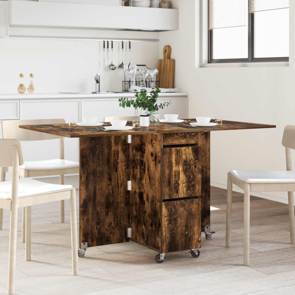 vidaXL Τραπέζι φαγητού 140x80x77cm Επεξεργασμένο Ξύλο Ορθογώνιος 1 τεμ.