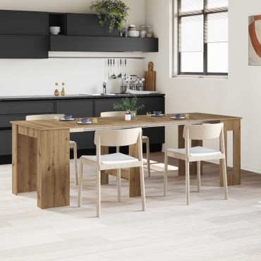 vidaXL Τραπέζι φαγητού 240x85x75cm Επεξεργασμένο Ξύλο Ορθογώνιος 1 τεμ.